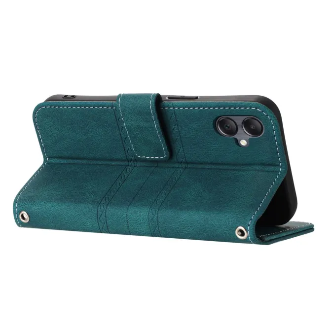 Etui Samsung Galaxy A07 Joséphine Bandes Gravées avec Dragonne