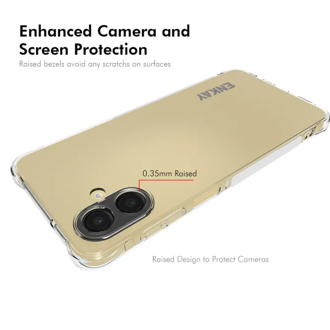 Coque Samsung Galaxy A07 Transparente ENKAY avec Coins Renforcés