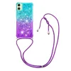Coque Samsung Galaxy A07 Manon Paillettes Liquides avec Cordon