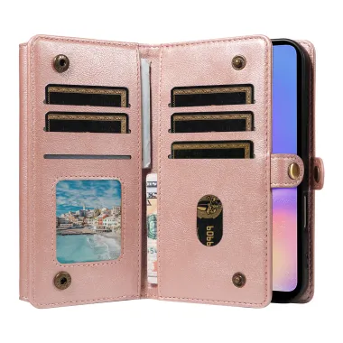 Étui Portefeuille Samsung Galaxy A07 Simili Cuir avec Zip, Porte-carte