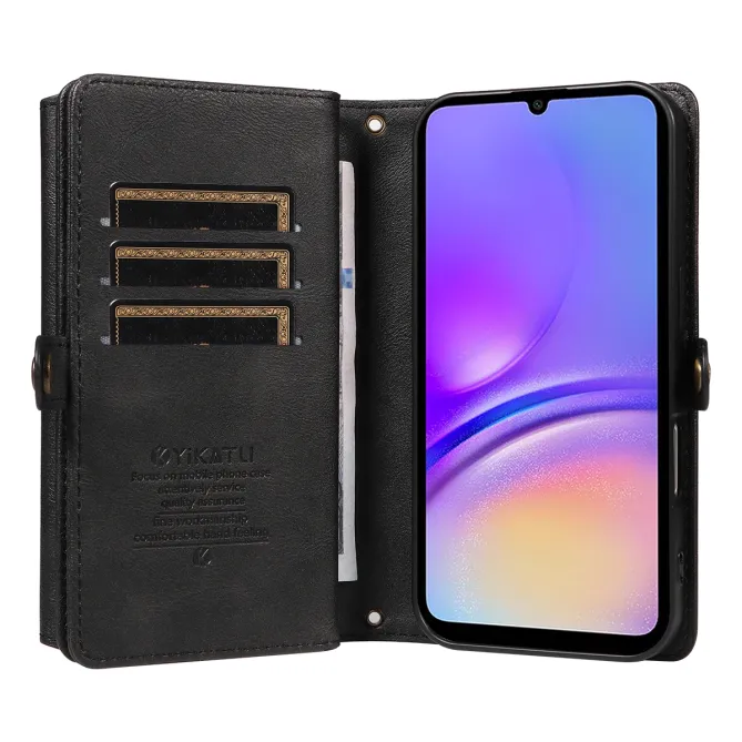 Étui Portefeuille Samsung Galaxy A07 Simili Cuir avec Zip, Porte-carte