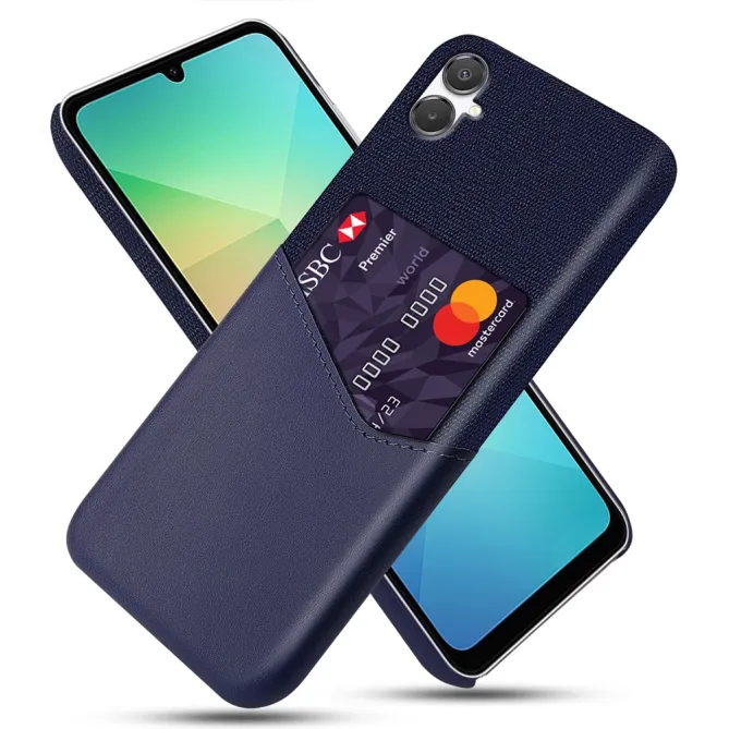 Coque Samsung Galaxy A07 Texture Tissu et Porte-carte TÄCKA