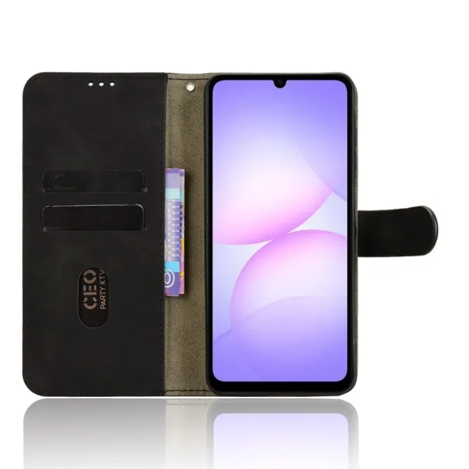 Housse Samsung Galaxy A07 Simili Cuir Soft Touch avec Porte-cartes