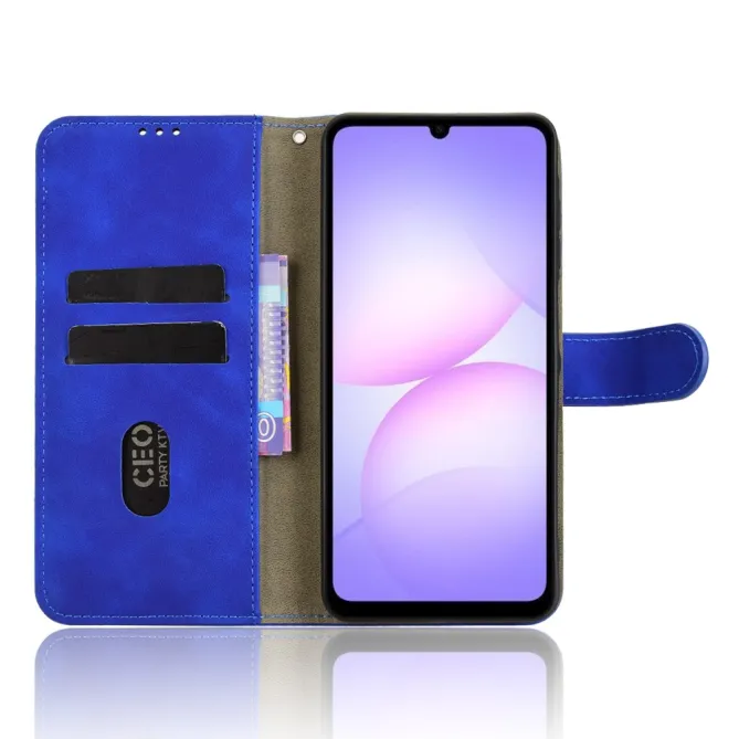 Housse Samsung Galaxy A07 Simili Cuir Soft Touch avec Porte-cartes