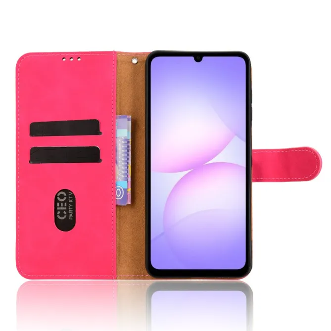 Housse Samsung Galaxy A07 Simili Cuir Soft Touch avec Porte-cartes