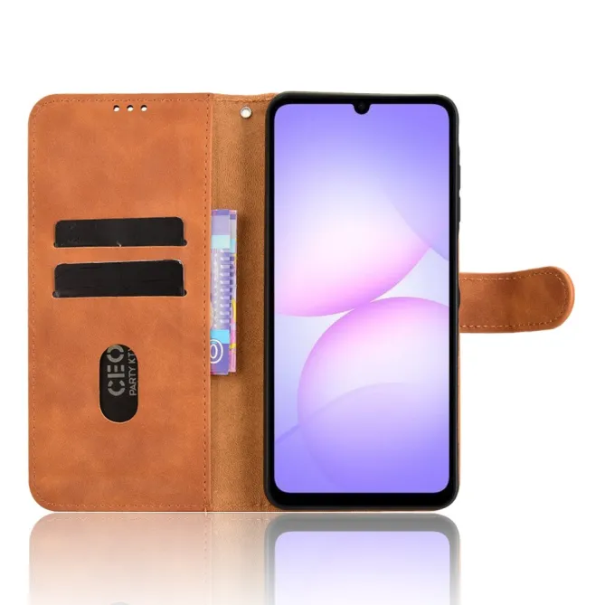 Housse Samsung Galaxy A07 Simili Cuir Soft Touch avec Porte-cartes