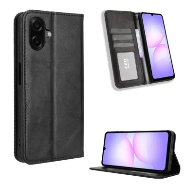 Flip Cover Samsung Galaxy A07 Simili Cuir Vintage avec Porte-cartes