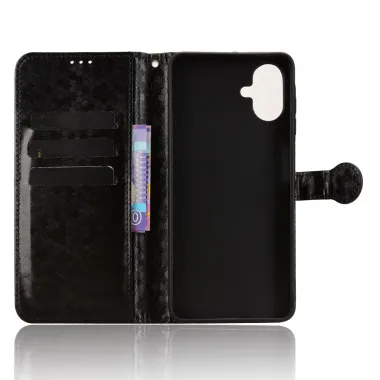 Etui Samsung Galaxy A07 Motif Alvéolé Gravé Porte-cartes avec Dragonne