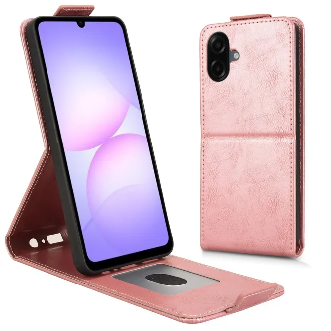 Etui Samsung Galaxy A07 Simili Cuir Ouverture Verticale Flip
