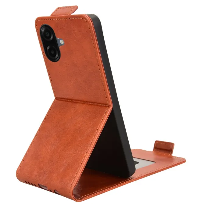 Etui Samsung Galaxy A07 Simili Cuir Ouverture Verticale Flip