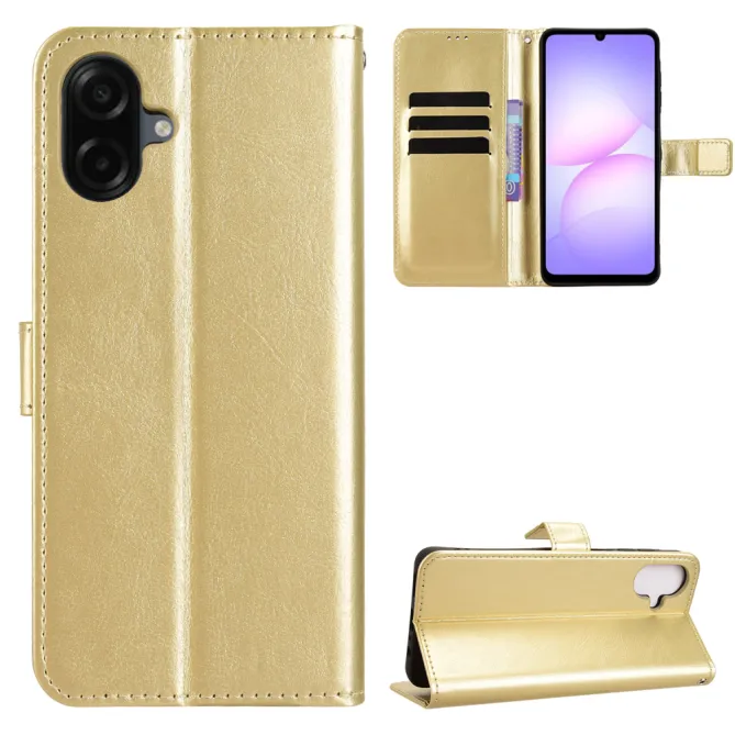 Etui Samsung Galaxy A07 Simili Cuir Patiné avec Porte-cartes