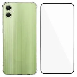 Coque Samsung Galaxy A07 Transparente Antichoc avec Verre Trempé