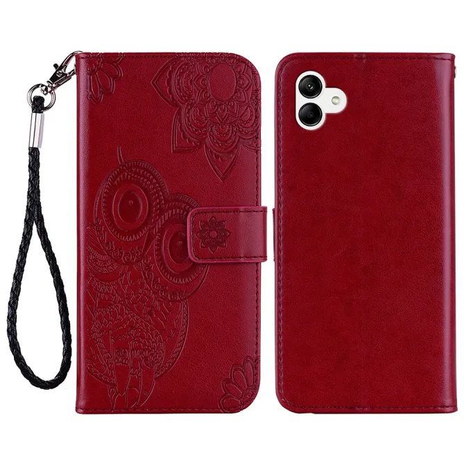 Housse Samsung Galaxy A07 Hibou en relief