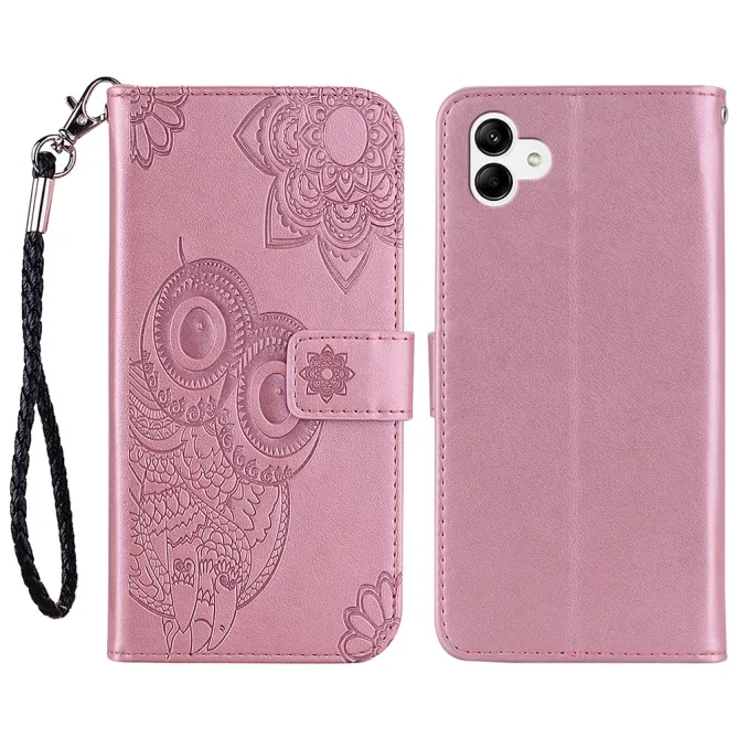 Housse Samsung Galaxy A07 Hibou en relief