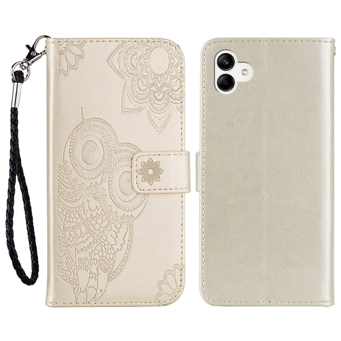 Housse Samsung Galaxy A07 Hibou en relief