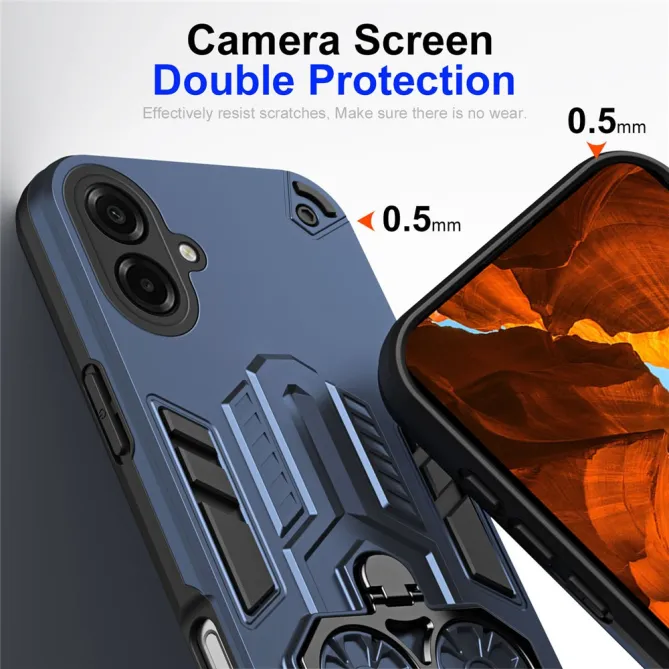 Coque Armure Samsung Galaxy A07 Anneau Support