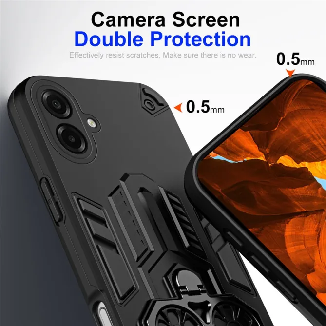 Coque Armure Samsung Galaxy A07 Anneau Support