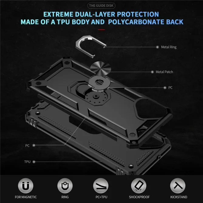 Coque Samsung Galaxy A07 Hybride Fonction Support