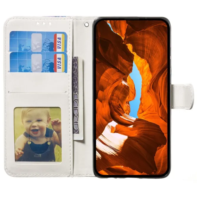 Housse Samsung Galaxy A07 / A06 Motif Artistique avec Porte-Cartes et Dragonne