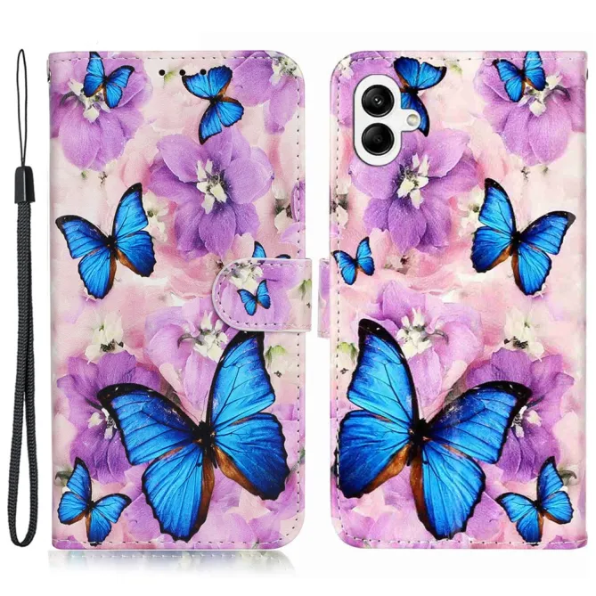 Housse Samsung Galaxy A07 / A06 Motif Artistique avec Porte-Cartes et Dragonne