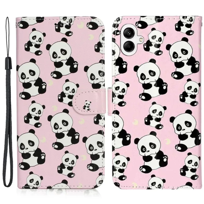 Housse Samsung Galaxy A07 / A06 Motif Artistique avec Porte-Cartes et Dragonne