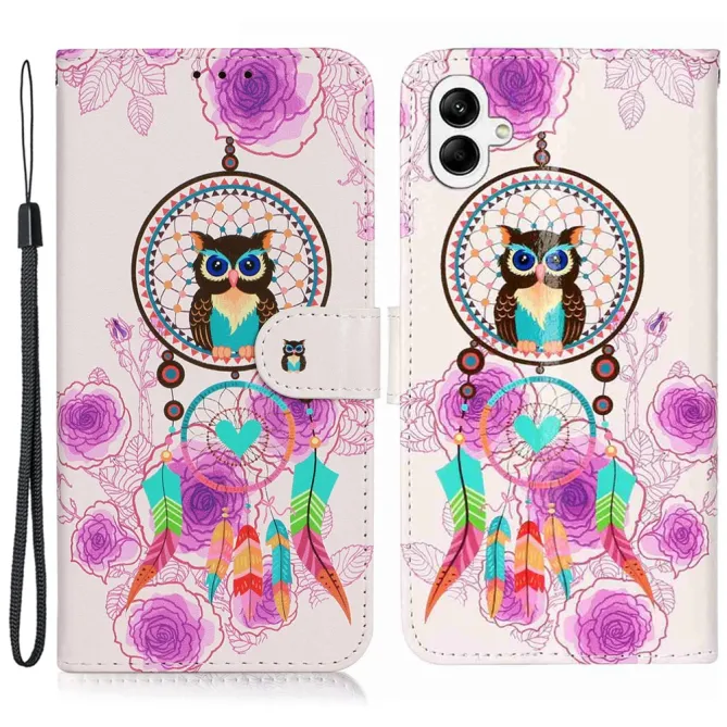 Housse Samsung Galaxy A07 / A06 Motif Artistique avec Porte-Cartes et Dragonne