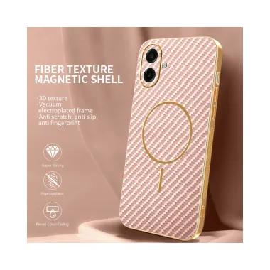 Coque Samsung Galaxy A07 Magnétique Texture Carbone