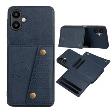 Coque Samsung Galaxy A07 Effet Cuir avec Portefeuille Intégré et Support