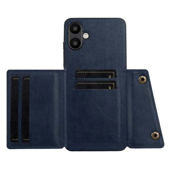 Coque Samsung Galaxy A07 Effet Cuir avec Portefeuille Intégré et Support