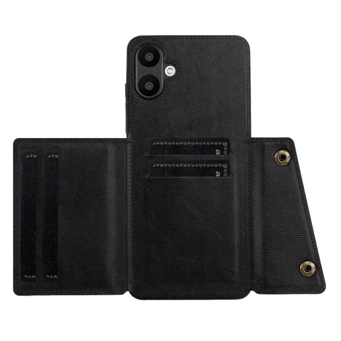Coque Samsung Galaxy A07 Effet Cuir avec Portefeuille Intégré et Support