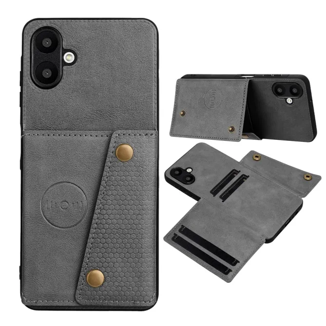 Coque Samsung Galaxy A07 Effet Cuir avec Portefeuille Intégré et Support