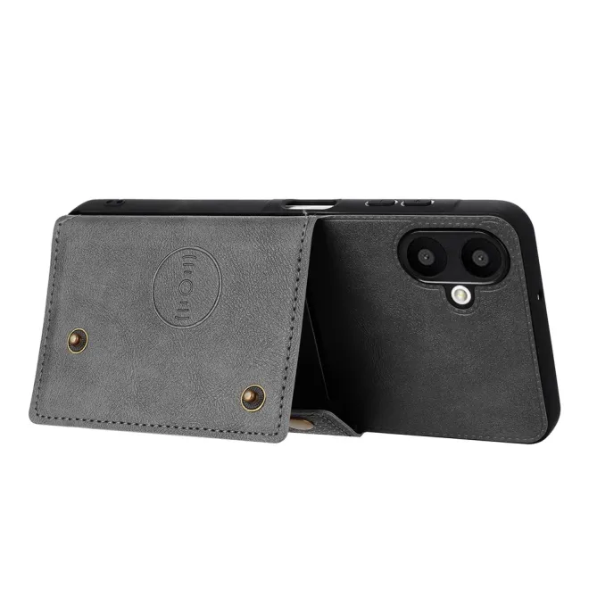 Coque Samsung Galaxy A07 Effet Cuir avec Portefeuille Intégré et Support