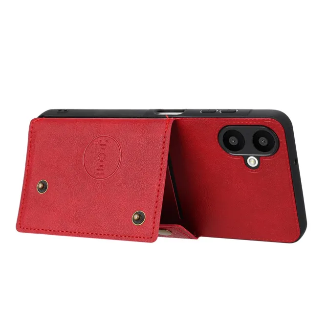 Coque Samsung Galaxy A07 Effet Cuir avec Portefeuille Intégré et Support