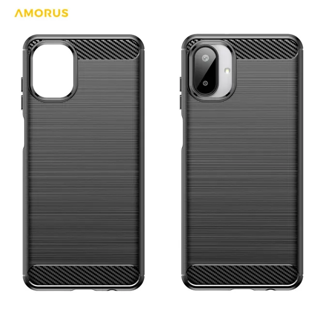 Coque Samsung Galaxy A07 Finition Carbone Brossée