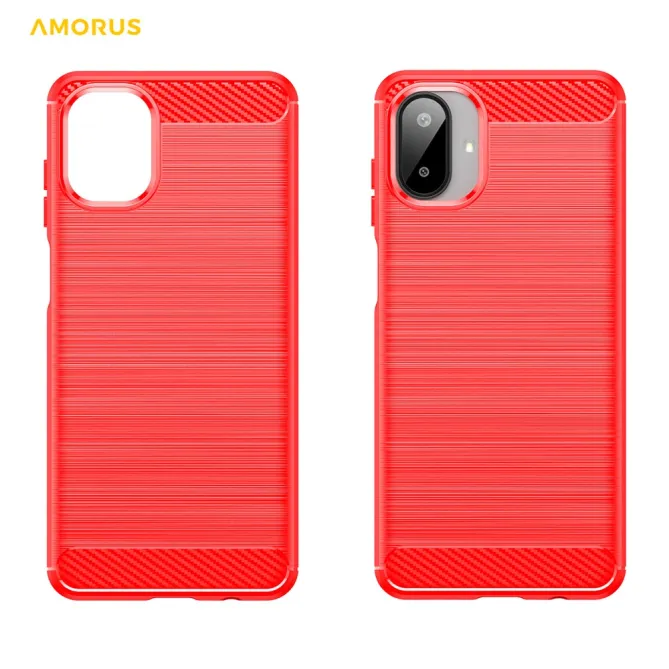 Coque Samsung Galaxy A07 Finition Carbone Brossée