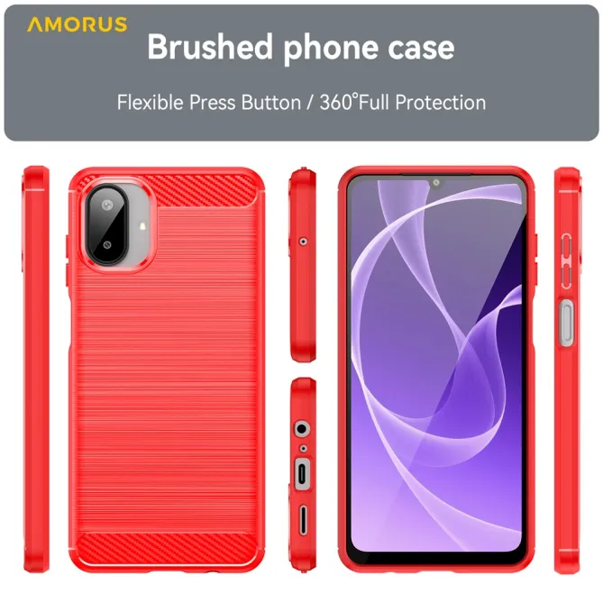 Coque Samsung Galaxy A07 Finition Carbone Brossée