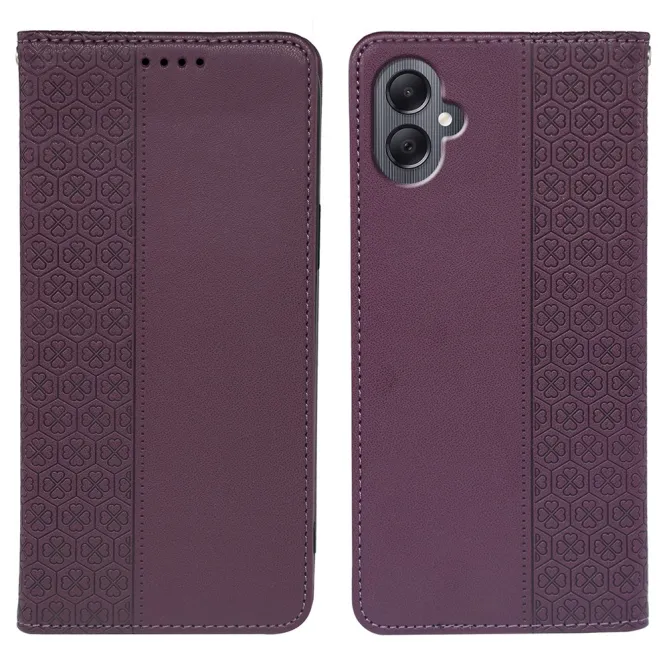 Housse Samsung Galaxy A07 Trèfle à Quatre Feuilles avec Porte-Cartes