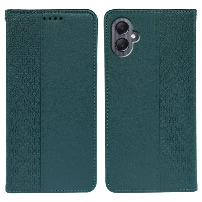 Housse Samsung Galaxy A07 Trèfle à Quatre Feuilles avec Porte-Cartes