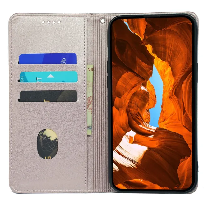 Housse Samsung Galaxy A07 Trèfle à Quatre Feuilles avec Porte-Cartes