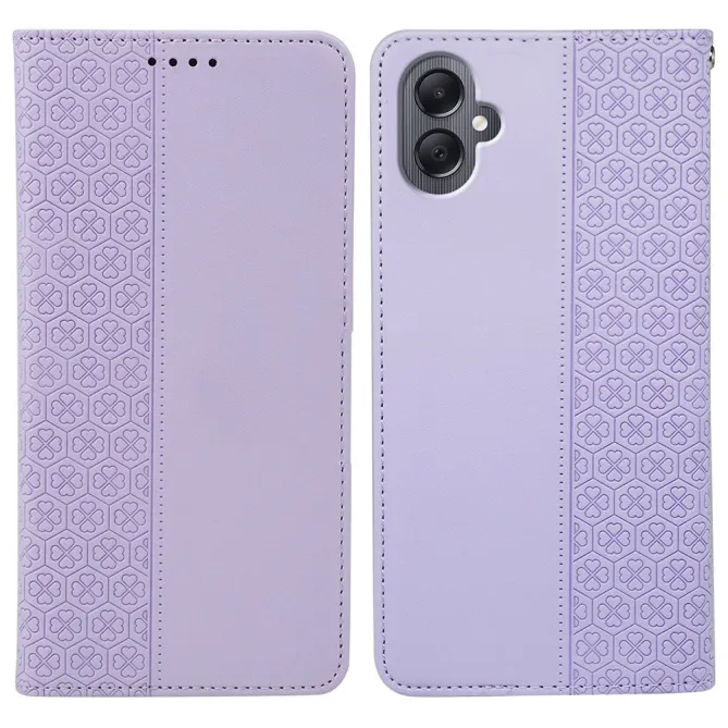 Housse Samsung Galaxy A07 Trèfle à Quatre Feuilles avec Porte-Cartes