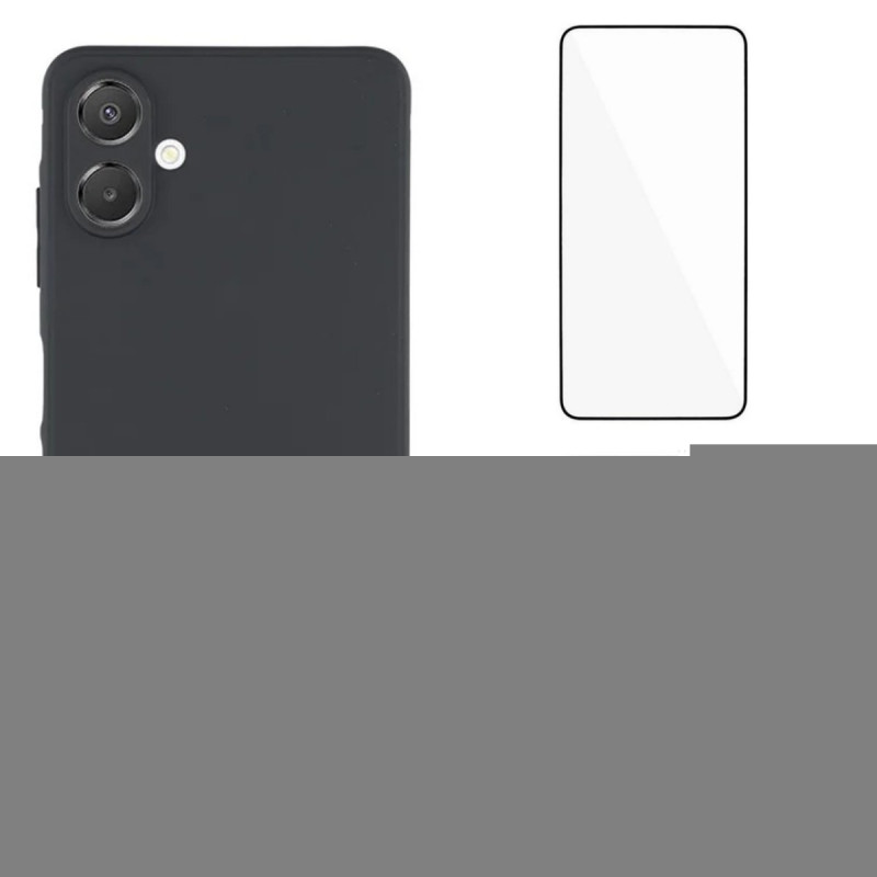 Pack Protection Intégrale Samsung Galaxy A07 Coque Soft Bords Droits et 2 Verres Trempés