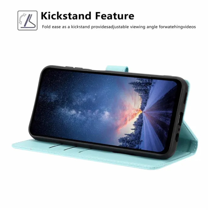 Housse Samsung Galaxy A07 Motif Chat et Arbre avec Dragonne