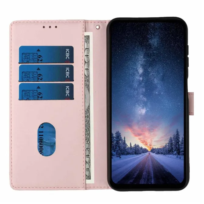 Housse Samsung Galaxy A07 Motif Chat et Arbre avec Dragonne