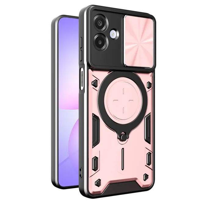 Coque Samsung Galaxy A07 Armor Shield avec Cache Objectif Coulissant