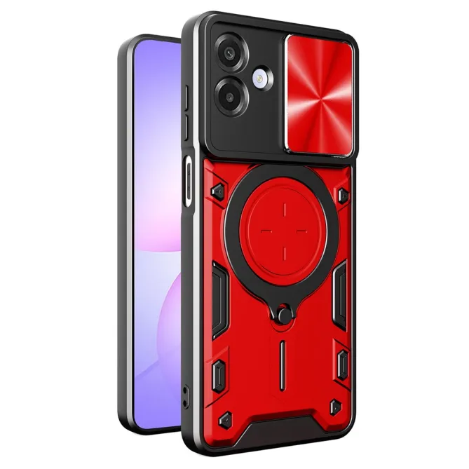 Coque Samsung Galaxy A07 Armor Shield avec Cache Objectif Coulissant