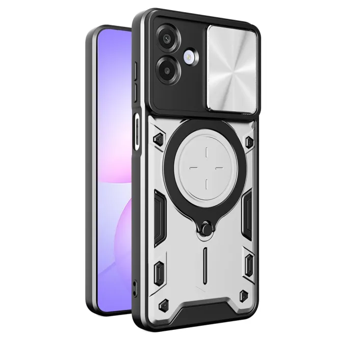 Coque Samsung Galaxy A07 Armor Shield avec Cache Objectif Coulissant