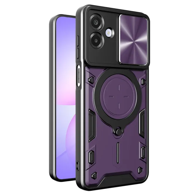 Coque Samsung Galaxy A07 Armor Shield avec Cache Objectif Coulissant