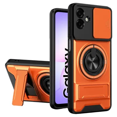 Coque Samsung Galaxy A07 Armor Guard avec Cache Objectif et Support Rotatif