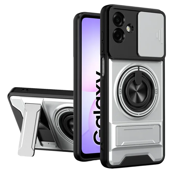 Coque Samsung Galaxy A07 Armor Guard avec Cache Objectif et Support Rotatif