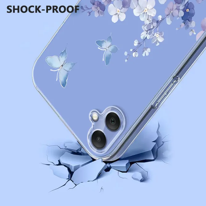 Coque Samsung Galaxy A07 Fleurs et Papillons Transparente